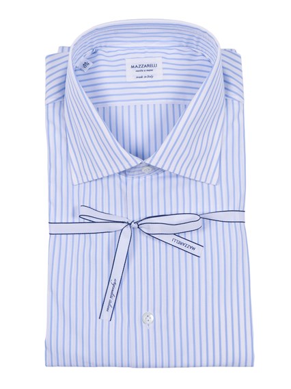 Mazzarelli STRIPED COTTON SHIRT STYLE SLIM FIT