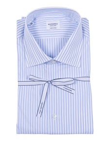 Mazzarelli STRIPED COTTON SHIRT STYLE SLIM FIT
