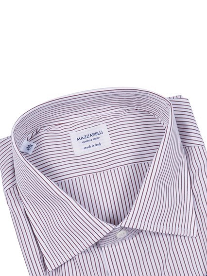 Mazzarelli STRIPED COTTON SHIRT STYLE SLIM FIT