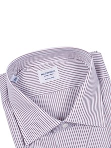 Mazzarelli STRIPED COTTON SHIRT STYLE SLIM FIT