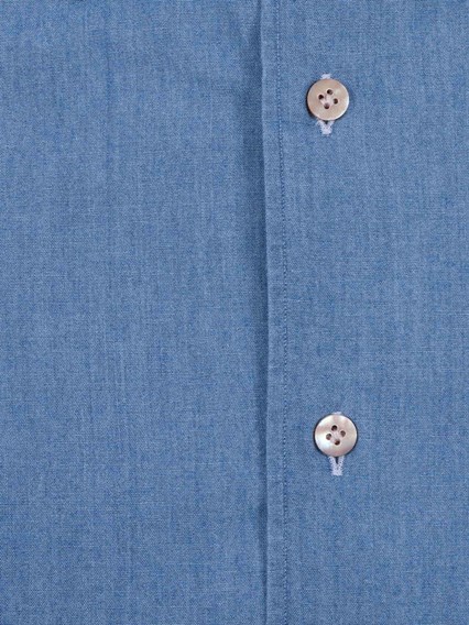 Mazzarelli DENIM SLIM FIT COTTON SHIRT