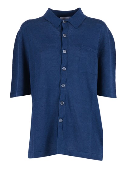 SETTE FILI CASHMERE Camicia M/Manica Con Taschino