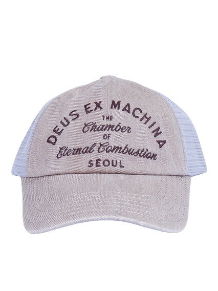 DEUS EX MACHINA Seoul Script Address Cap