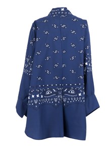 Le Sarte Pettegole Blu Patterned Shirt