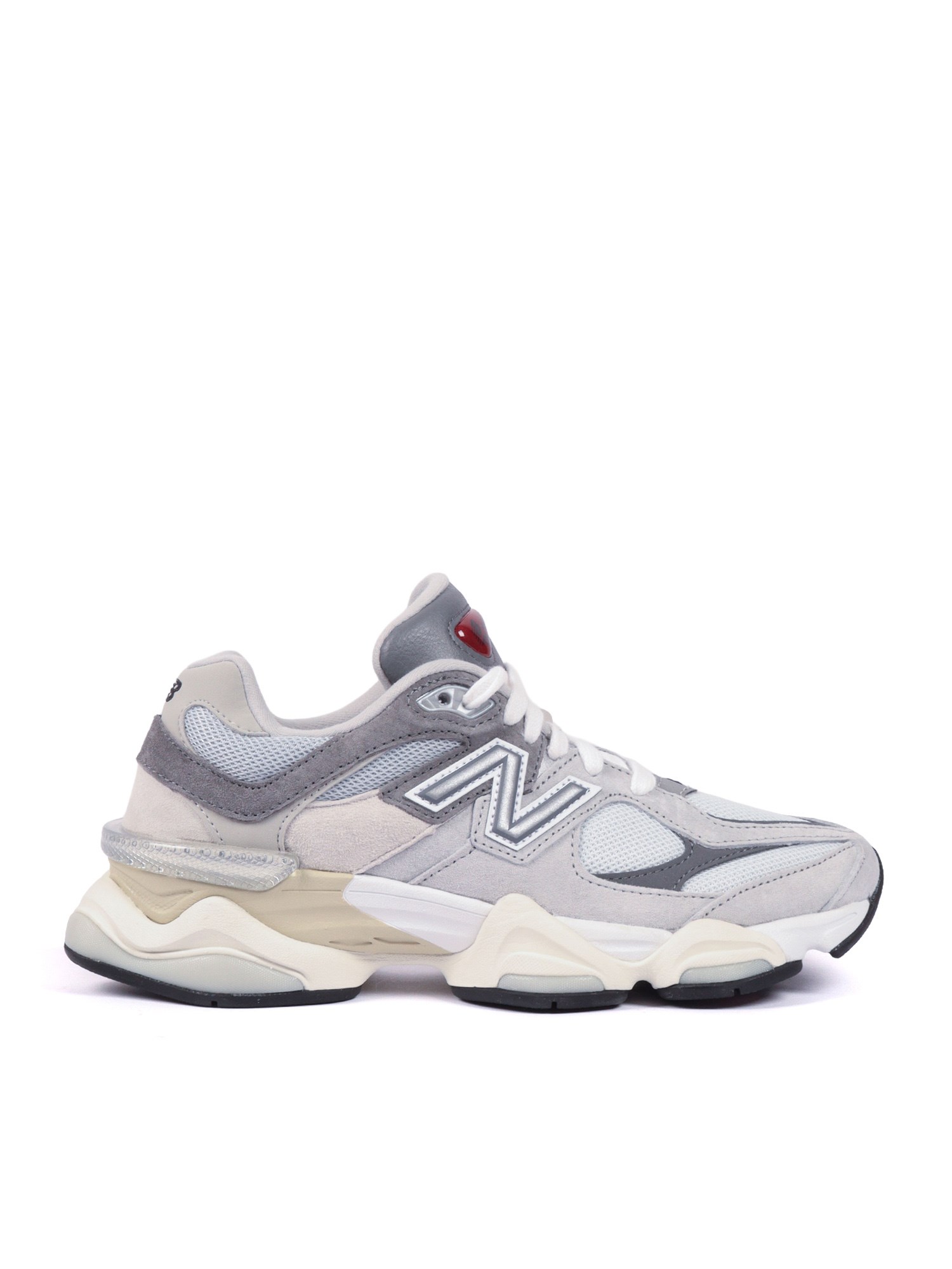New Balance Mesh Panel Rubber Sole Sneakers In Gray