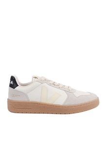 Veja V-82 LEATHER PURE_CALCAIRE_BLACK