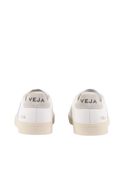 Veja CAMPO LEATHER WHITE_NATURAL SNEAKERS