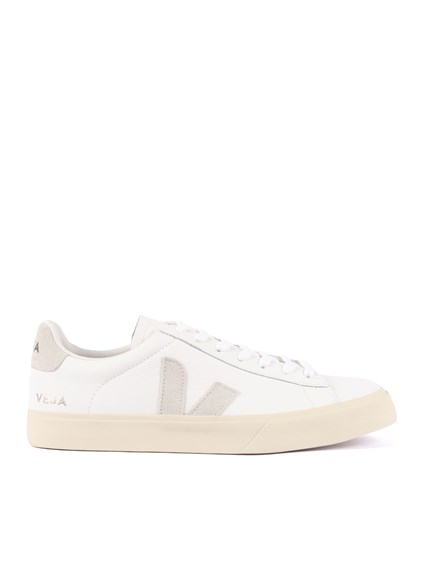 Veja CAMPO LEATHER WHITE_NATURAL SNEAKERS