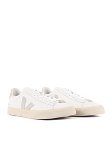 Veja CAMPO LEATHER WHITE_NATURAL SNEAKERS