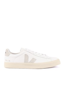 Veja CAMPO LEATHER WHITE_NATURAL SNEAKERS