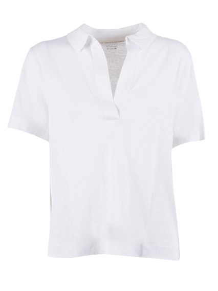 Filatures Du Lion POLO MC _001.Blanc