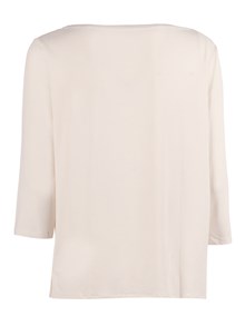 Filatures Du Lion Boat neck 3/4 sleeve t-shirt