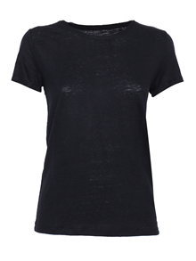 Filatures Du Lion Short sleeve round neck T-shirt