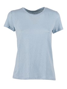 Filatures Du Lion Short sleeve round neck T-shirt