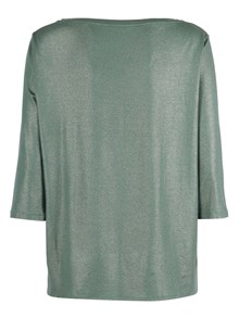 Filatures Du Lion Boat neck 3/4 sleeve t-shirt
