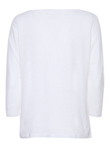 Filatures Du Lion COL BATEAU M3/4 _001.Blanc