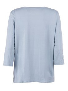 Filatures Du Lion Boat neck 3/4 sleeve t-shirt