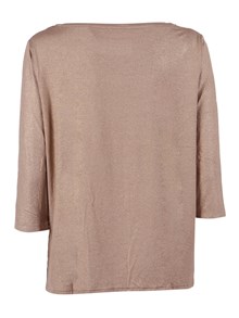 Filatures Du Lion Boat neck 3/4 sleeve t-shirt