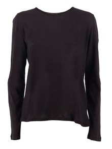 Filatures Du Lion Long sleeve round neck T-shirt