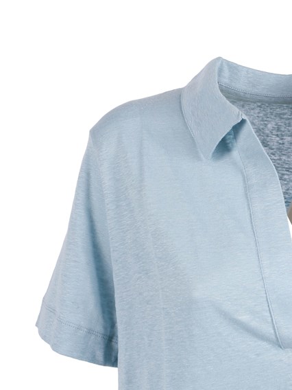 Filatures Du Lion POLO MC 1098.Bleu Calanques