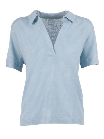 Filatures Du Lion POLO MC 1098.Bleu Calanques