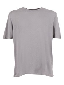 Filatures Du Lion Short sleeve round neck T-shirt