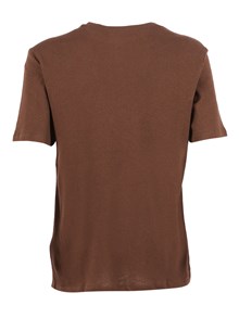 Filatures Du Lion Short sleeve round neck T-shirt