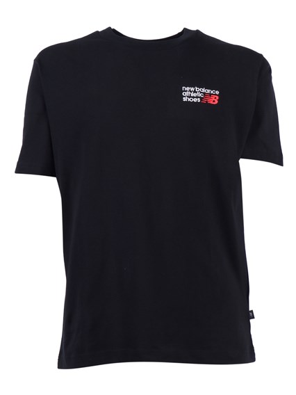 NEW BALANCE Athletics Premium Logo T-Shirt - BLACK