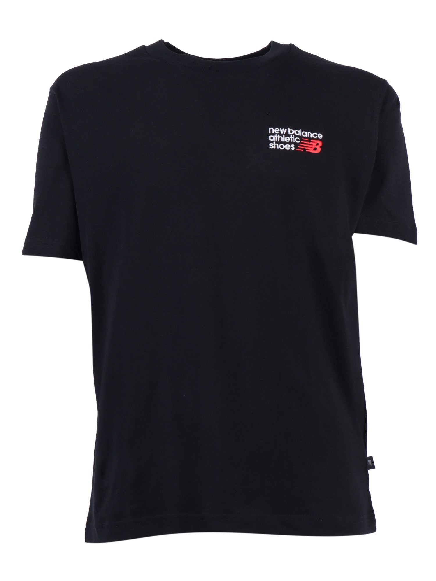 New Balance T-shirt Athletics Premium Logo Balck In Black
