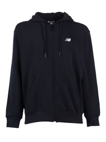 NEW BALANCE Sport Essentials Logo French Terry Full Zip - BLACK