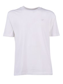 NEW BALANCE Athletics Cotton T-Shirt - WHITE