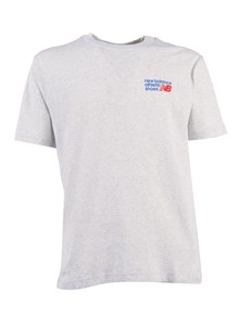 NEW BALANCE Athletics Premium Logo T-Shirt - ASH HEATHER