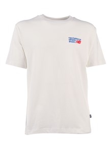 NEW BALANCE Athletics Premium Logo T-Shirt - SEA SALT