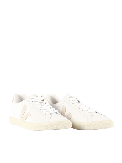 Veja ESPLAR LOGO LEATHER WHITE_SABLE