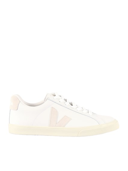 Veja ESPLAR LOGO LEATHER WHITE_SABLE