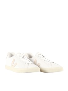 Veja ESPLAR LOGO LEATHER WHITE_SABLE