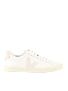 Veja ESPLAR LOGO LEATHER WHITE_SABLE