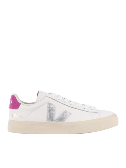 Veja CAMPO LEATH WHITE_SILVER_ULTRAVIOLET
