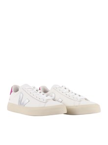 Veja CAMPO LEATH WHITE_SILVER_ULTRAVIOLET