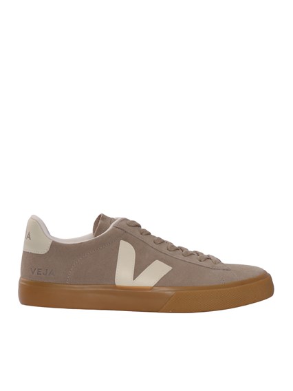 Veja CAMPO SUEDE TAUPE_PIERRE_NAT SNEAKERS
