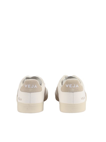 Veja CAMPO LEATHER EXTRA-WHITE_ALMOND SNEAKERS
