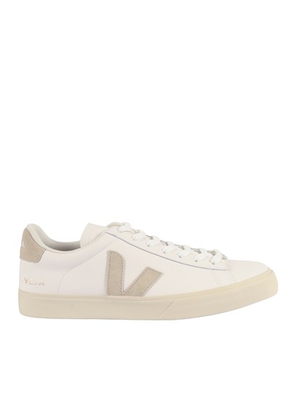Veja CAMPO LEATHER EXTRA-WHITE_ALMOND SNEAKERS