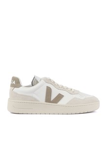 Veja V-90 O.T. LEATHER WHITE_TAUPE