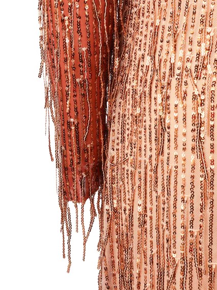 Clips LONG SEQUIN DRESS