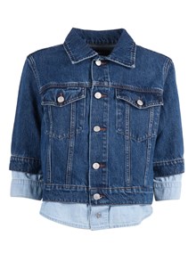 7 FOR ALL MANKIND DOUBLE LAYER TRUCKER