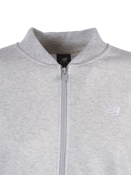 NEW BALANCE French Terry Bomber - ASH HEATHER