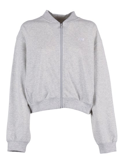 NEW BALANCE French Terry Bomber - ASH HEATHER