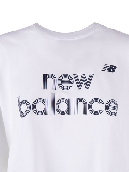 NEW BALANCE Jersey Graphic T-Shirt - WHITE