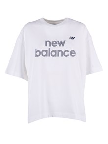 NEW BALANCE Jersey Graphic T-Shirt - WHITE
