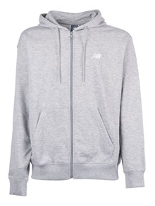 NEW BALANCE Sport Essentials Logo French Terry Full Zip - ATHLETIC GREY